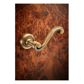 Дверная ручка на розетке Melodia 225 V 'Cagliari' матовая бронза