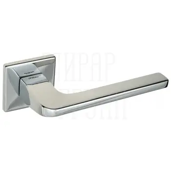 Дверная ручка Fratelli 'BOSTON' 8 FS на квадратной розетке полированный хром