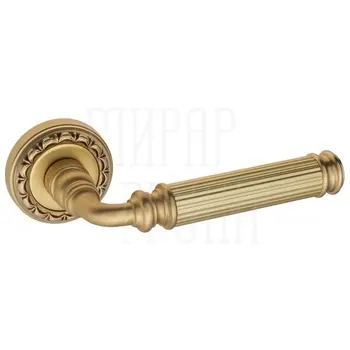 Дверная ручка на розетке Venezia 'MOSCA' D2 французское золото