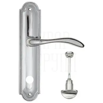 Дверная ручка Fratelli Cattini 'LUCCIA' на планке PL248 полированный хром (wc-2)