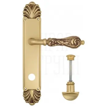 Дверная ручка Venezia 'MONTE CRISTO' на планке PL87 французское золото (wc)