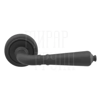 Дверная ручка на розетке Melodia 130 V 'Antik' черный