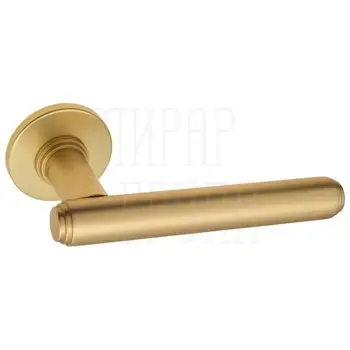 Дверная ручка на круглой розетке Venezia 'EXA' FSR французское золото