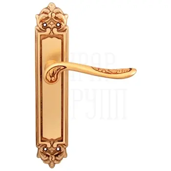 Дверная ручка на планке Melodia 285/229 'Daisy' французское золото