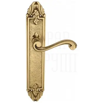 Дверная ручка Venezia 'VIVALDI' на планке PL90 французское золото