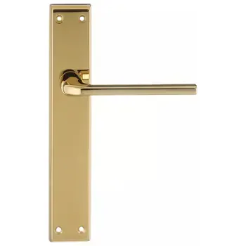 Дверная ручка Extreza Hi-Tech "TERNI" 320 на планке под цилиндр PL13