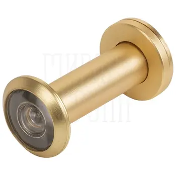 Глазок Fuaro (Фуаро) дверной оптика пластик DV 3/90-50/Z (VIEWER 3 DVZ) матовое золото