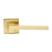 Дверные ручки на розетке Morelli Luxury 'Stone', матовое золото