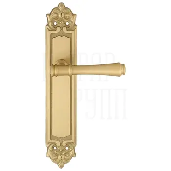 Дверная ручка Extreza 'PIERO' (Пиеро) 326 на планке PL02 матовое золото