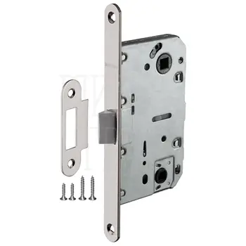 Защелка врезная Fuaro (Фуаро) PLASTIC P96WC-50 матовый никель