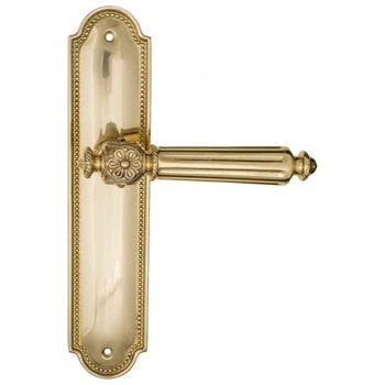 Дверная ручка Fratelli Cattini 'TORCELLO' на планке PL248 полированная латунь