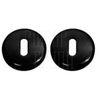 Накладки на круглой розетке под кабинетный ключ Colombo CD1063 G черный