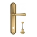 Дверная ручка Venezia "CALLISTO" на планке PL98, французское золото (wc)