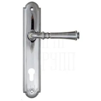 Дверная ручка Fratelli Cattini 'GRACIA' на планке PL257 полированный хром (cyl)