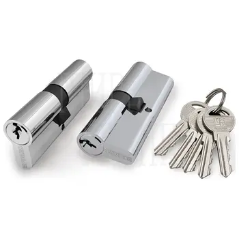 Цилиндровый механизм Fuaro (Фуаро) (100 ZA/70) 1000ZAKey 70 mm (30+10+30) ключ-ключ хром