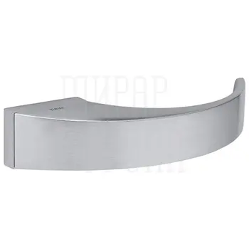 Дверная ручка на прямоугольной розетке Tupai Dedos 3094 RE матовый хром