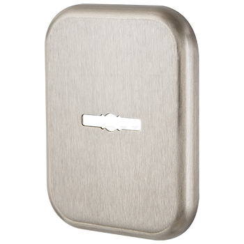 Декоративная Armadillo (Армадилло) Квадратная накладка на сувальдный замок PS-DEC SQ (ATC Protector 1) никель