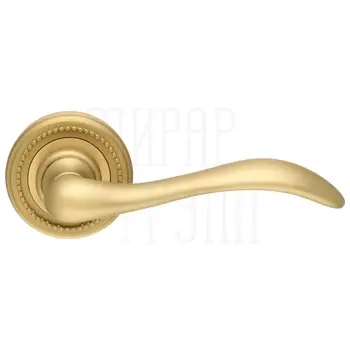 Дверная ручка Extreza 'Agata' (Агата) 310 на круглой розетке R03 матовое золото