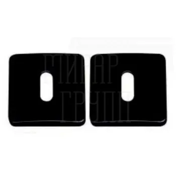 Накладки на квадратной розетке под кабинетный ключ Colombo PT 13 черный