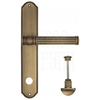 Дверная ручка Venezia 'IMPERO' на планке PL02 матовая бронза (wc)
