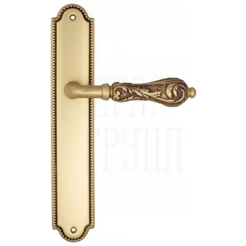 Дверная ручка Venezia 'MONTE CRISTO' на планке PL98 французское золото