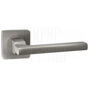 Дверные ручки Renz (Ренц) 'Рим' INDH 53-02 на квадратной розетке никель супер матовый
