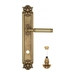 Дверная ручка Venezia "MOSCA" на планке PL97, французское золото (wc-4)