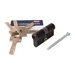 Цилиндровый механизм Abus Bravus.4000 MX ключ-ключ 60 mm (25+10+25), матовый черный