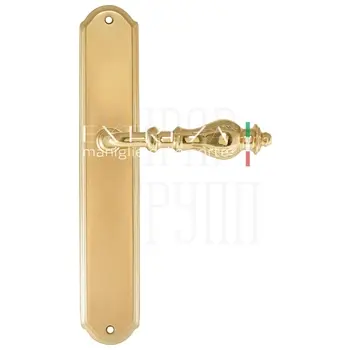 Дверная ручка Extreza 'EVITA' (Эвита) 301 на планке PL01 полированное золото