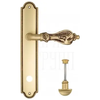 Дверная ручка Venezia 'FLORENCE' на планке PL98 французское золото (wc)