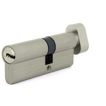 Цилиндровый механизм Palladium ZN 80 (35х45) C BK матовый никель