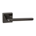 Дверные ручки Renz (Ренц) 'Лана' INDH 95-03 на квадратной розетке, черный никель
