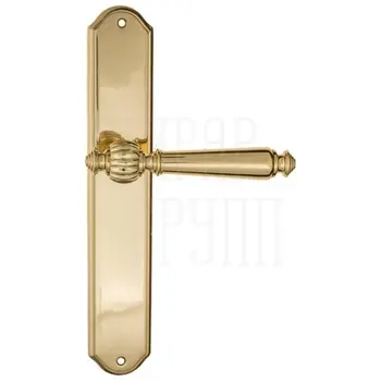 Дверная ручка Fratelli Cattini 'MARANI' на планке PL02 полированная латунь