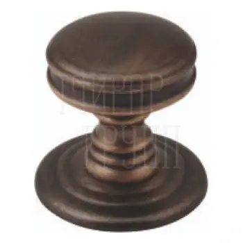 Мебельная ручка-кноб CORONA mod. '0040S' матовая бронза