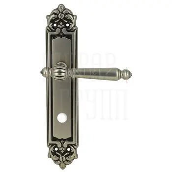 Дверная ручка Extreza 'DANIEL' (Даниел) 308 на планке PL02 матовое серебро (wc)