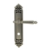 Дверная ручка Extreza 'DANIEL' (Даниел) 308 на планке PL02, матовое серебро (wc)