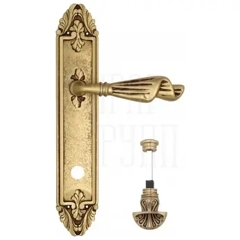 Дверная ручка Venezia 'Opera' на планке PL90 французское золото (wc-4)