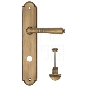 Дверная ручка Fratelli Cattini 'TOSCANA' на планке PL257 матовая бронза (wc-2)