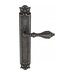 Дверная ручка Venezia "ANAFESTO" на планке PL97, античное серебро