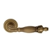 Дверная ручка на розетке Venezia 'OLIMPO' D3, матовая бронза