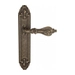 Дверная ручка Venezia 'FLORENCE' на планке PL90, античная бронза
