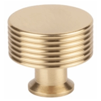 Мебельная ручка-кноб CORONA mod. '0041' Ø31 x 28 mm латунь полированная