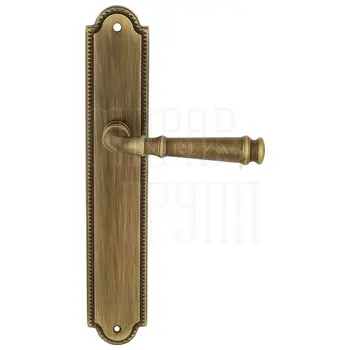 Дверная ручка Extreza 'BONO' (Боно) 328 на планке PL03 матовая бронза