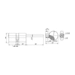 Цилиндровый механизм Fuaro (Фуаро) D-PRO5007-8Tang95 mm (60+10+25) 5+1Key со штоком перекод., схема