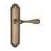 Дверная ручка Fratelli Cattini 'RETRO' на планке PL248, матовая бронза
