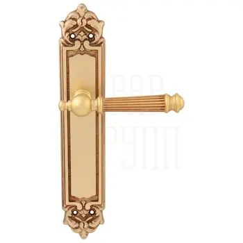Дверная ручка на планке Melodia 102/229 'Veronica' французское золото
