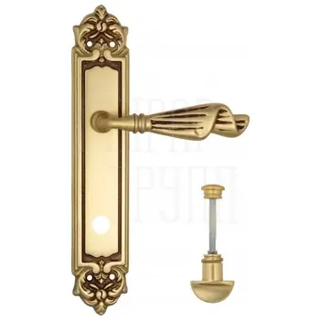Дверная ручка Venezia 'Opera' на планке PL96 французское золото (wc)