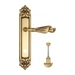 Дверная ручка Venezia 'Opera' на планке PL96, французское золото (wc)