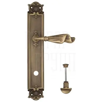 Дверная ручка Venezia 'Opera' на планке PL97 матовая бронза (wc)
