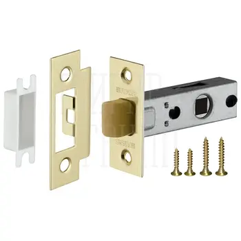 Защелка врезная Fuaro (Фуаро) PLASTIC P12-45-25 матовое золото